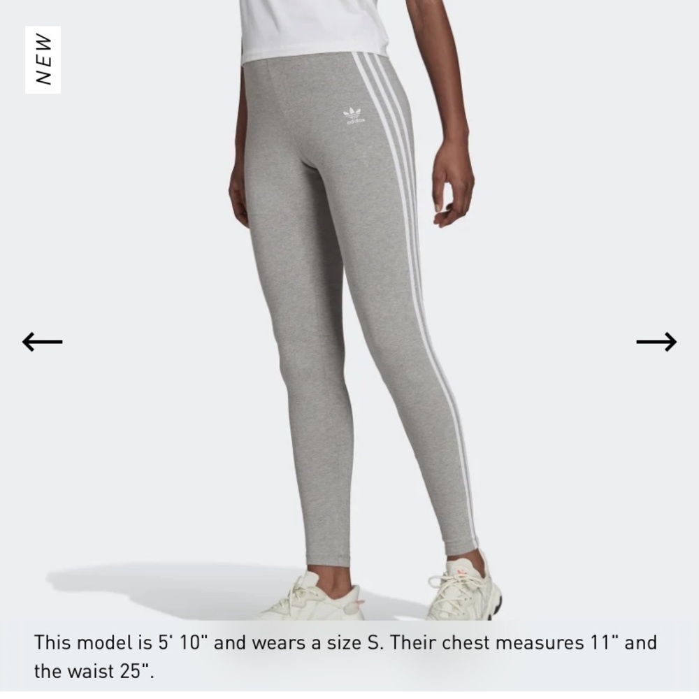 Women’s Adidas Trefoil Gray Leggings